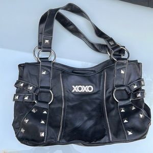 XOXO Vintage 90’s punk studded black bag.  Costume prop or everyday awesome!
